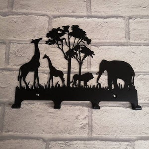 African Scene Key Holder