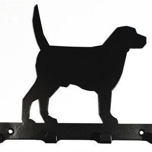 Porte-clés Labrador Tail Up Silhouette Art mural métal image 4