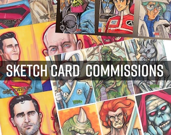 Custom Art Commission Artist Trading Card: Please Read the Description for information