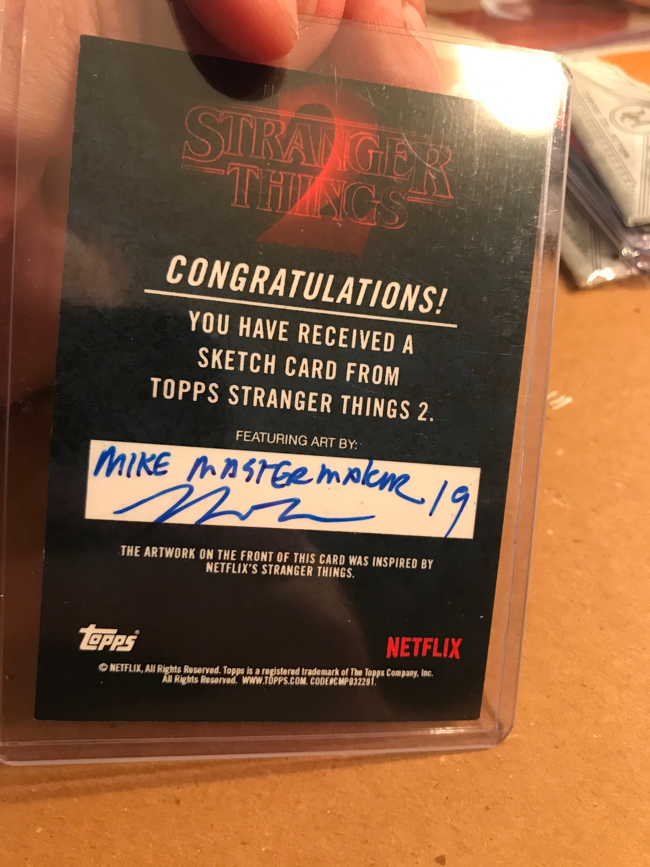 K-POP・アジア Topps STRANGER THINGS sketch card Topps Stranger Things Season 2 Sketch Card: Eleven