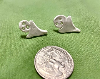 Polymer Clay Ghost Earrings