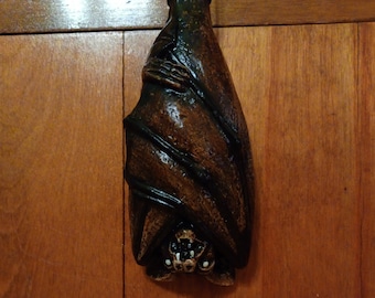 Bat Figurine, Hanging Bat, Vampire Bat