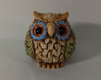 Owl Figurine, Cuddly Little Owl Figurine