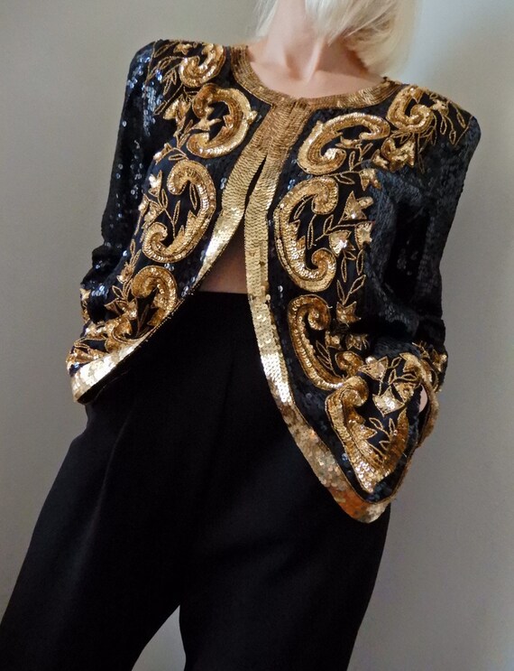 versace sequin jumper