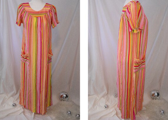 1970s Rainbow Mumu