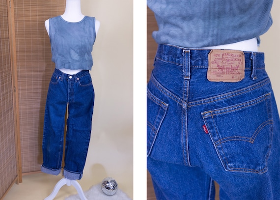 1980s Dark Wash Levi 501 XX