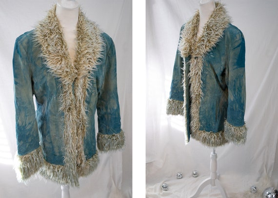 1990s Tie Dyed Penny Lane Coat
