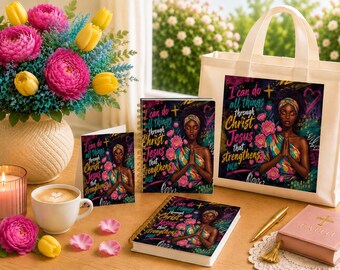 Black Woman PNG, Inspirational Black Girl Digital Download, Printable Wall Art, Greeting Card Design, Journal Art, Instant Download