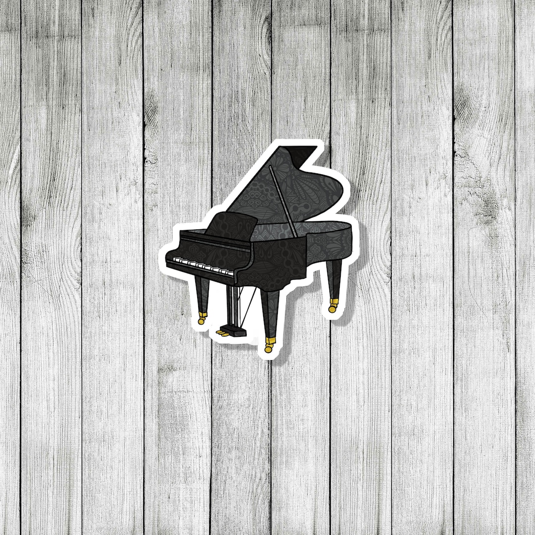 Piano Sticker Etsy