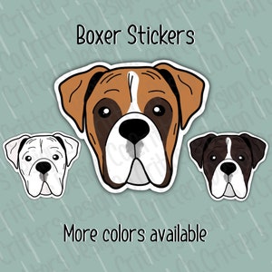 Boxer Vinyl Sticker