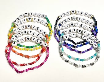 Vet Tech Friendship Bracelet | Vet tech week gift | Vet Med