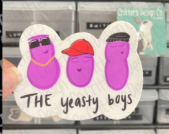 Vet Med- The Yeasty Boys Vinyl Glossy Sticker