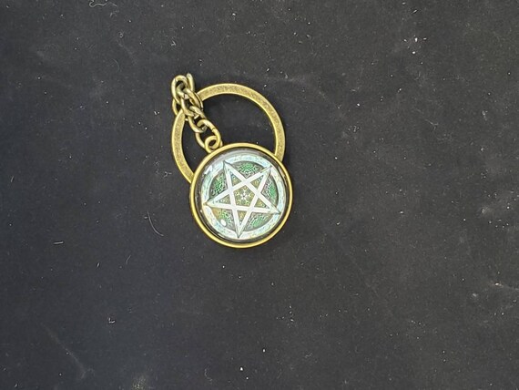 Pentacle keychain