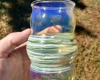 Handblown drinking glass tumbler rocks glass