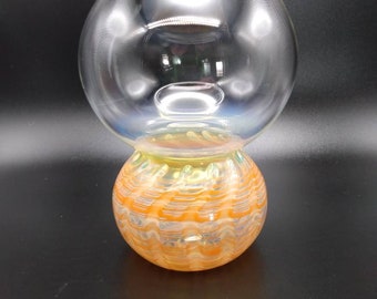 14-16oz double bubble craft beer glass. With wrap and rake design.