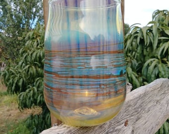 Hand blown glass drinking cup!