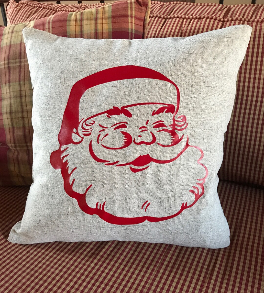 Santa Claus Pillow Cover Christmas Pillow Cover Christmas Pillow Case