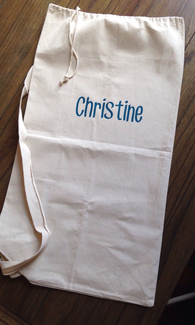 Personalized Laundry Bag College Laundry Bag Large Canvas Etsy