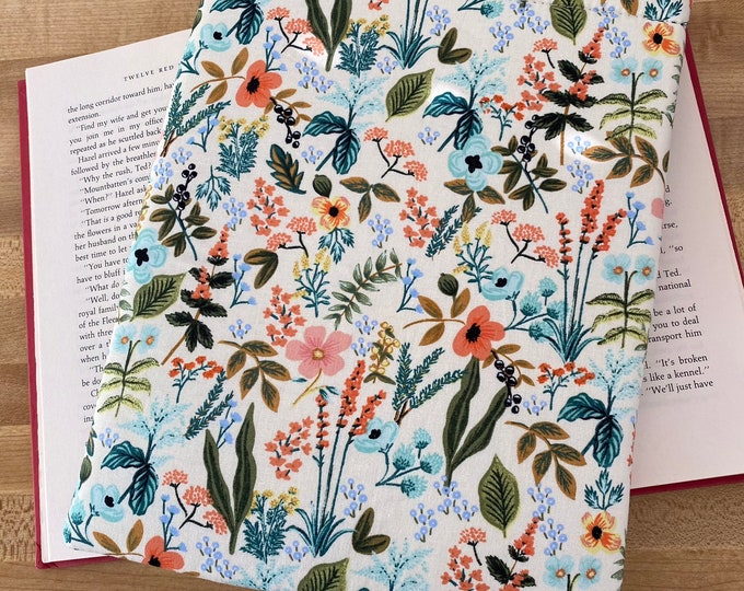 Initials A Book Sleeve With Zippe, Monogammed Gifts Fo