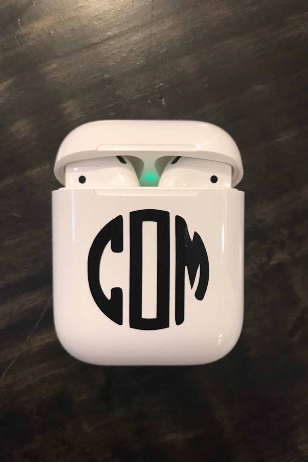 AirPod Charger Case Decal AirPod Monogram Decal Stickers Etsy