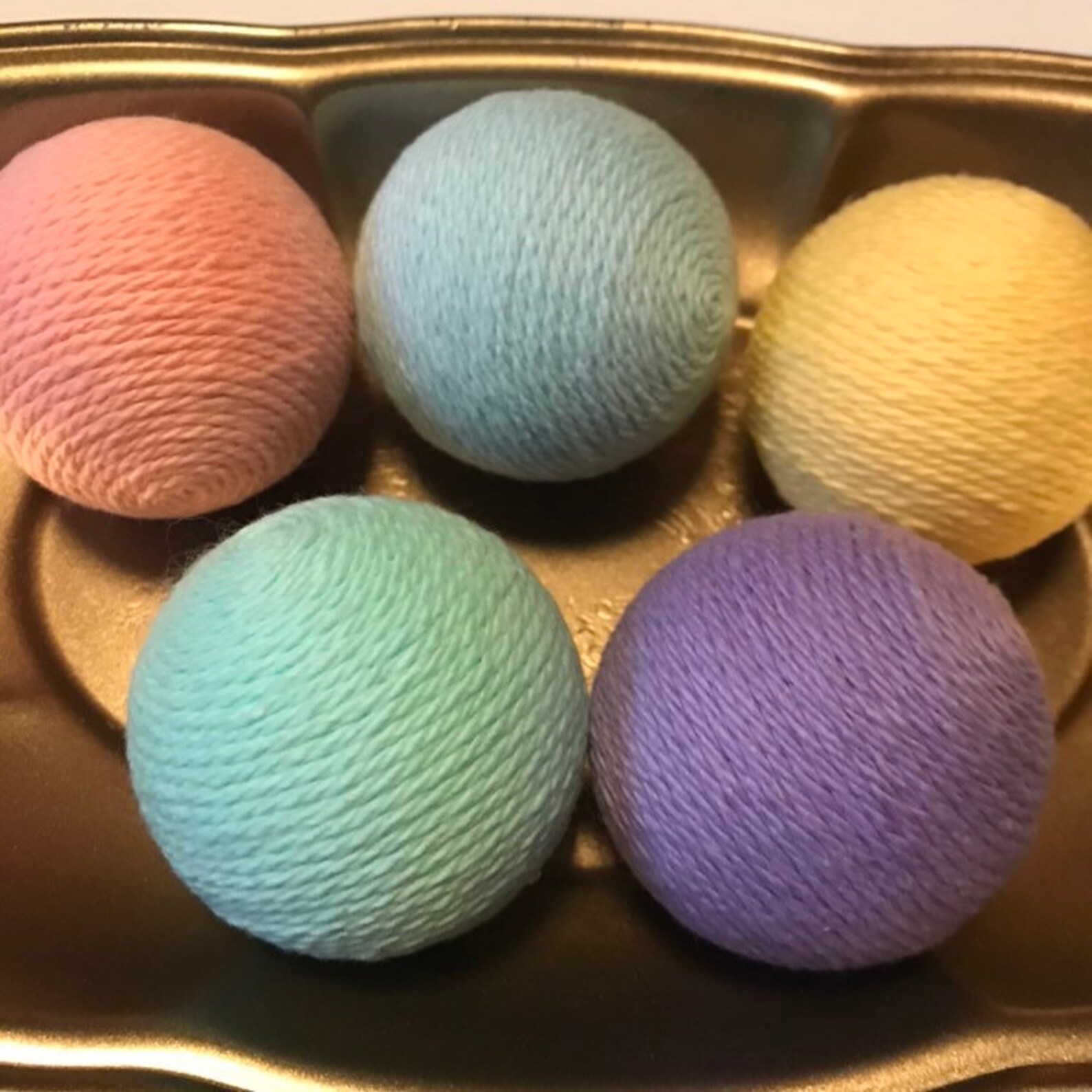 Decorative Yarn Balls Pastel Bowl Fillers Vase Fillers Etsy