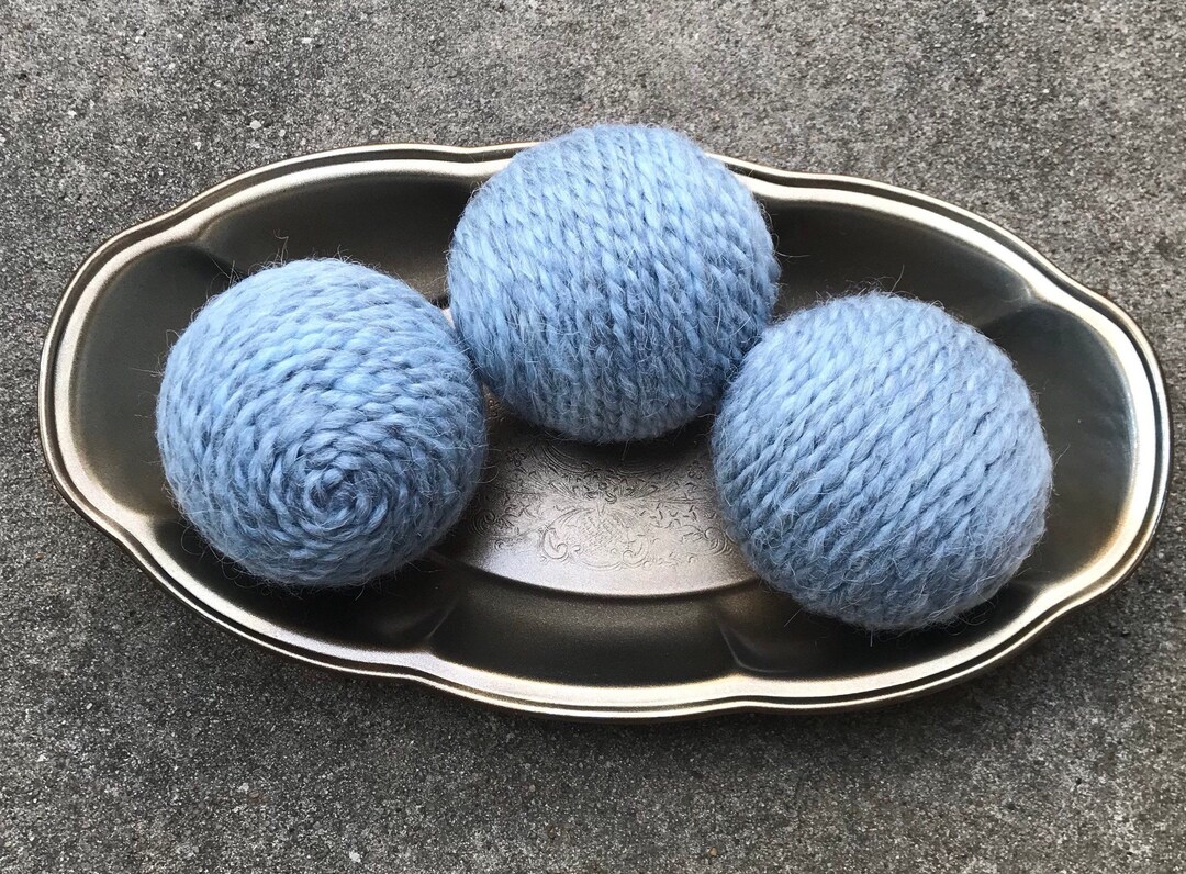 Decorative Yarn Balls Vase Fillers Light Blue Yarn Balls Deco Balls