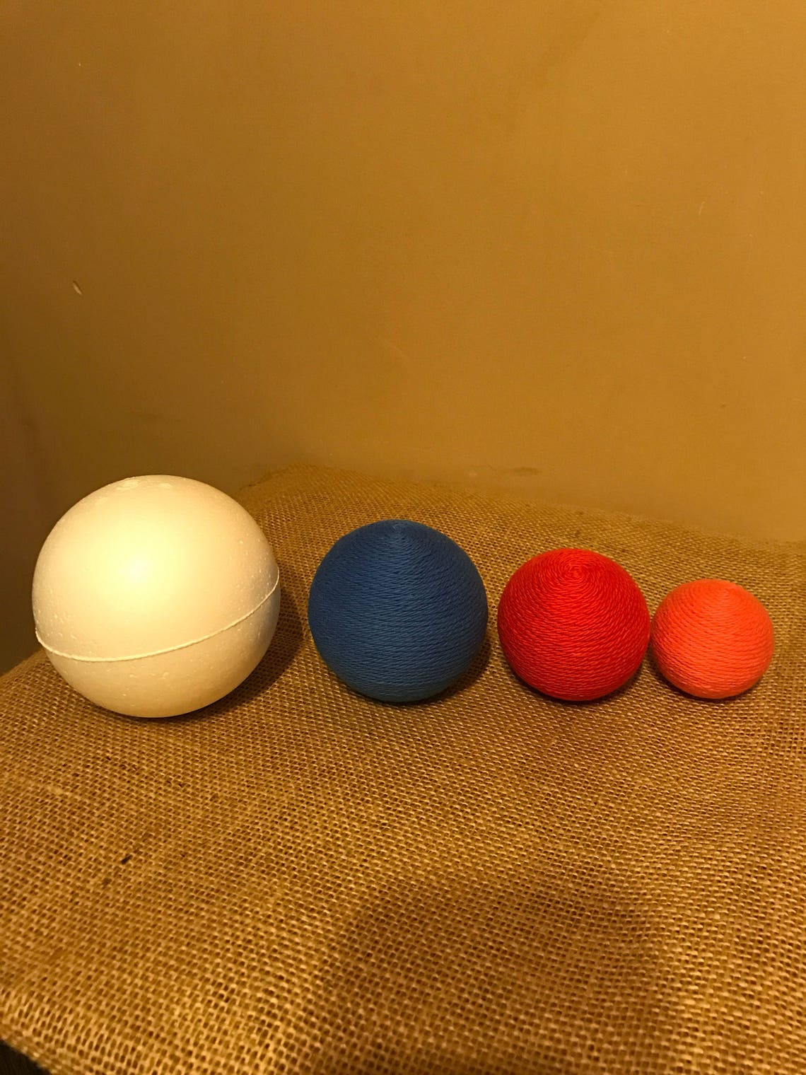 Decorative Yarn Balls Teal Decorative Balls Deco Balls Etsy