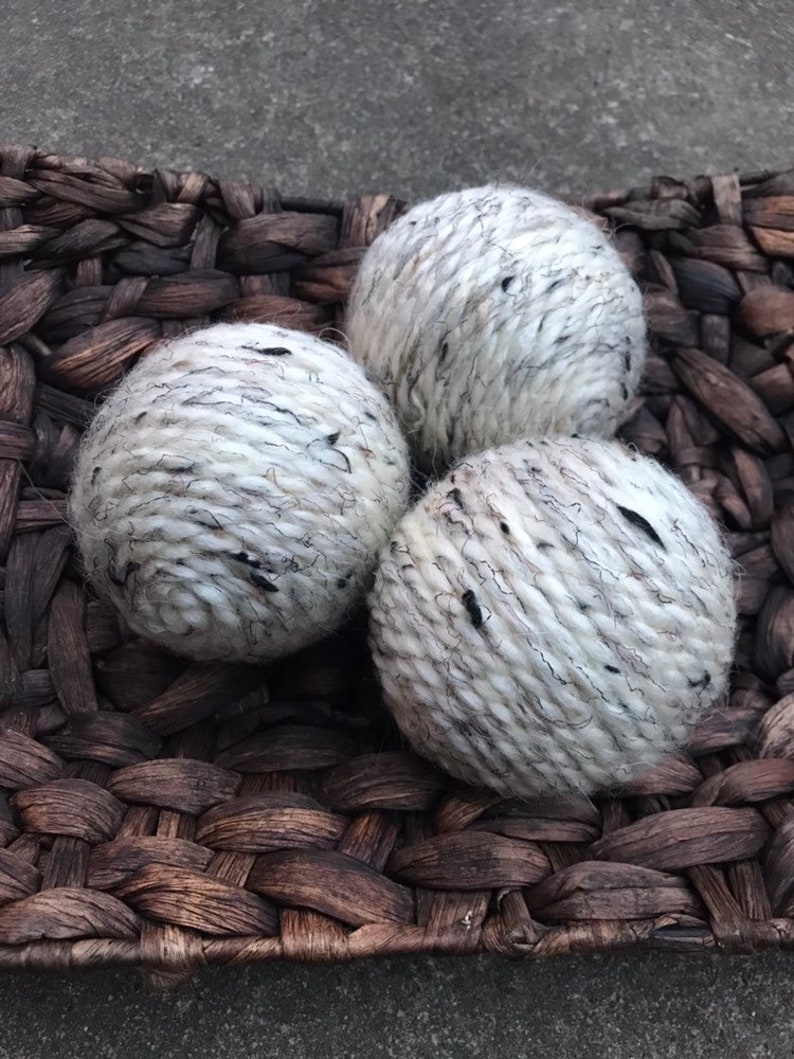 Decorative Yarn Balls Vase Fillers Neutral Yarn Balls Deco Etsy