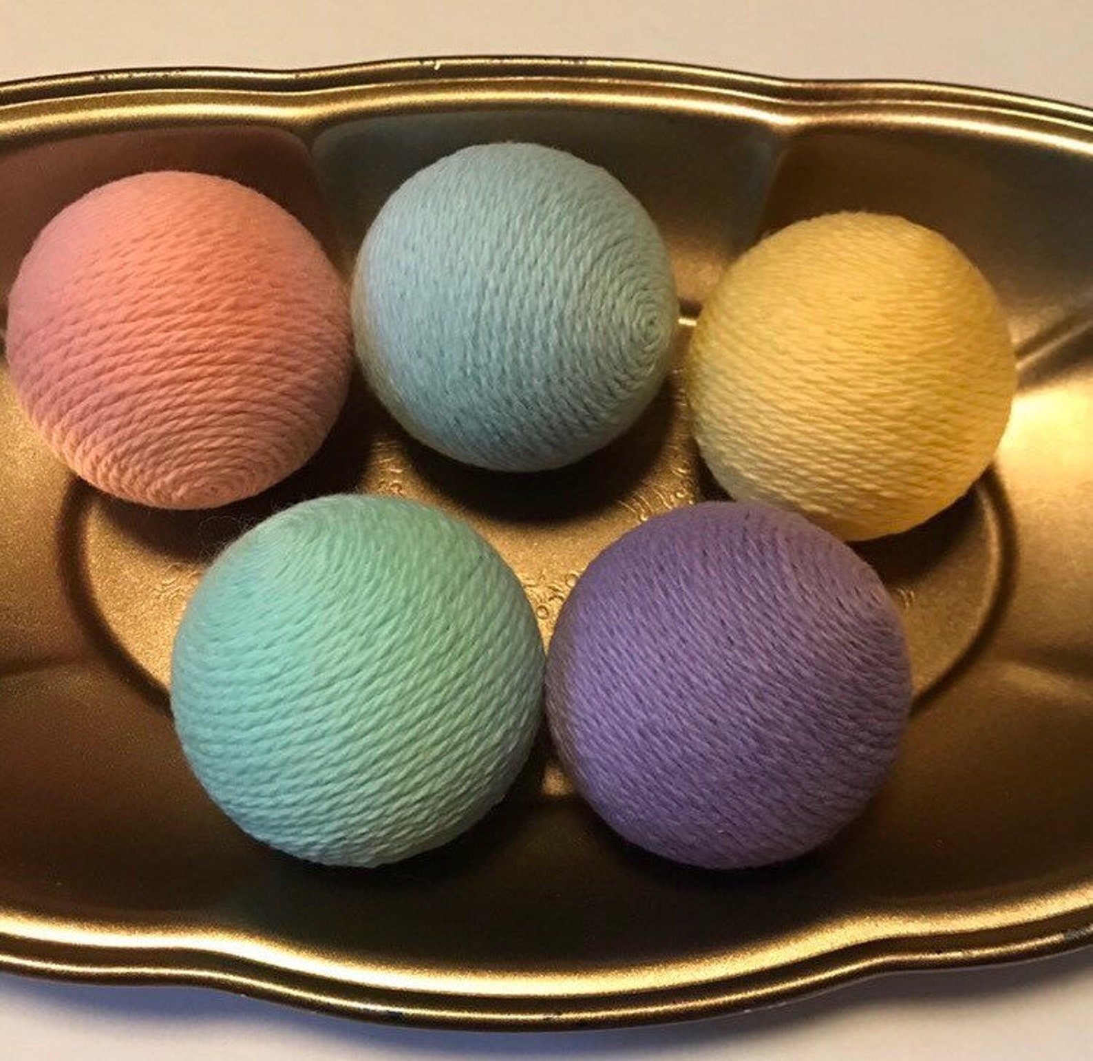 Decorative Yarn Balls Pastel Bowl Fillers Vase Fillers Etsy