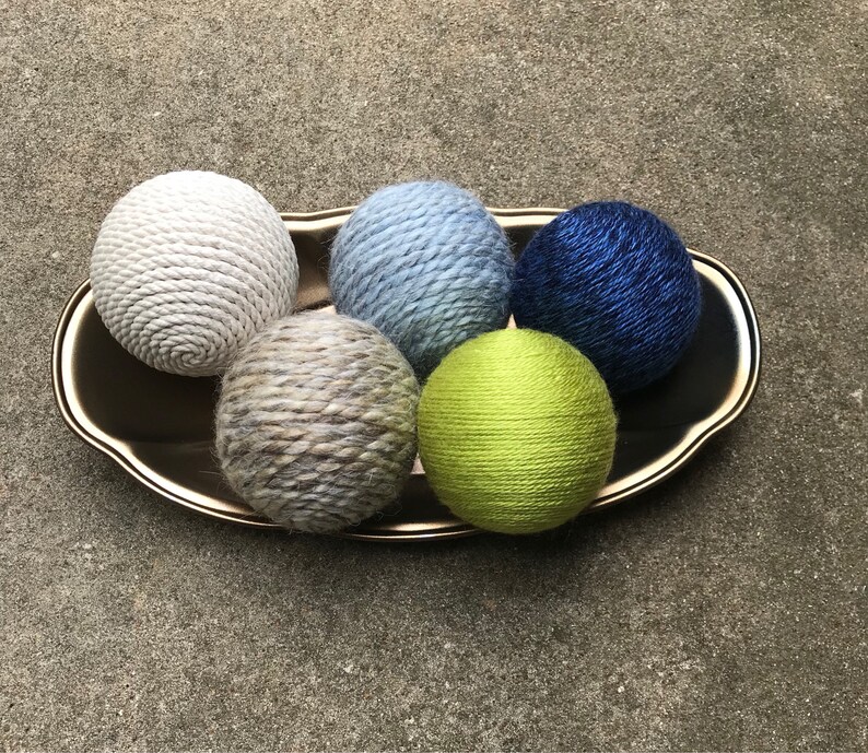 Decorative Yarn Balls Vase Fillers Bowl Filler Balls Deco Etsy