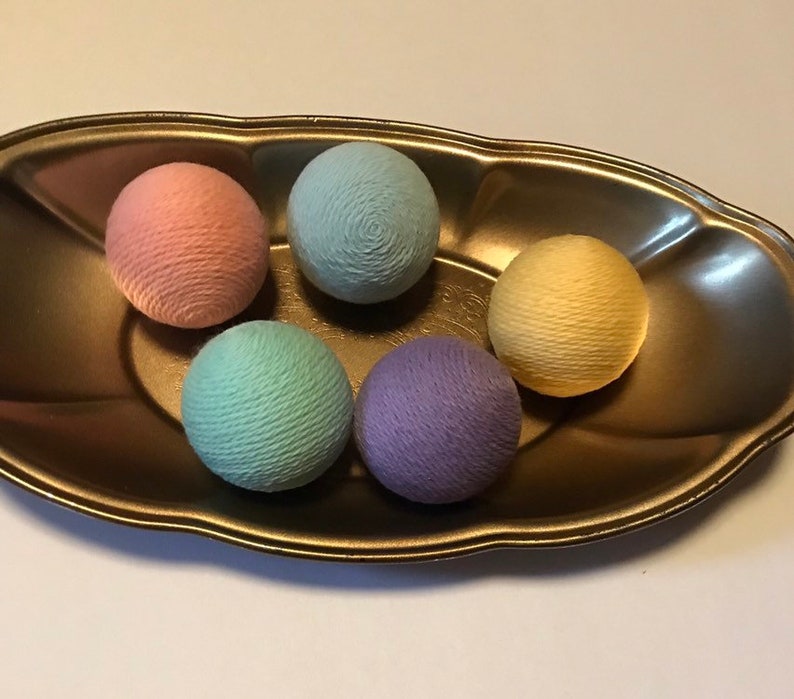 Decorative Yarn Balls Pastel Bowl Fillers Vase Fillers Etsy