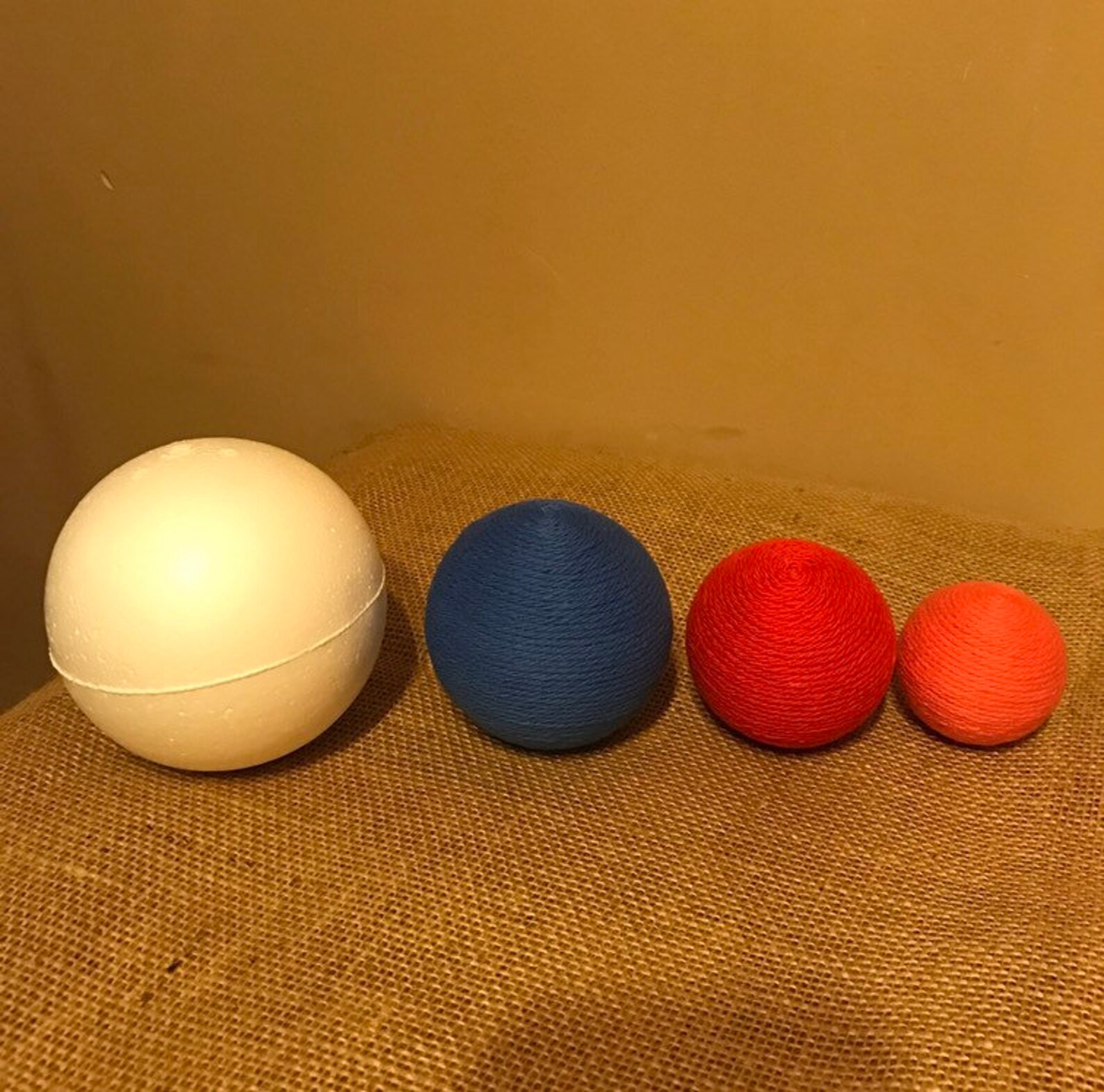 Navy Blue Ivory and Burnt Orange Decorative Balls Vase Etsy