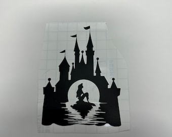 Ariel’s castle vinyl decal