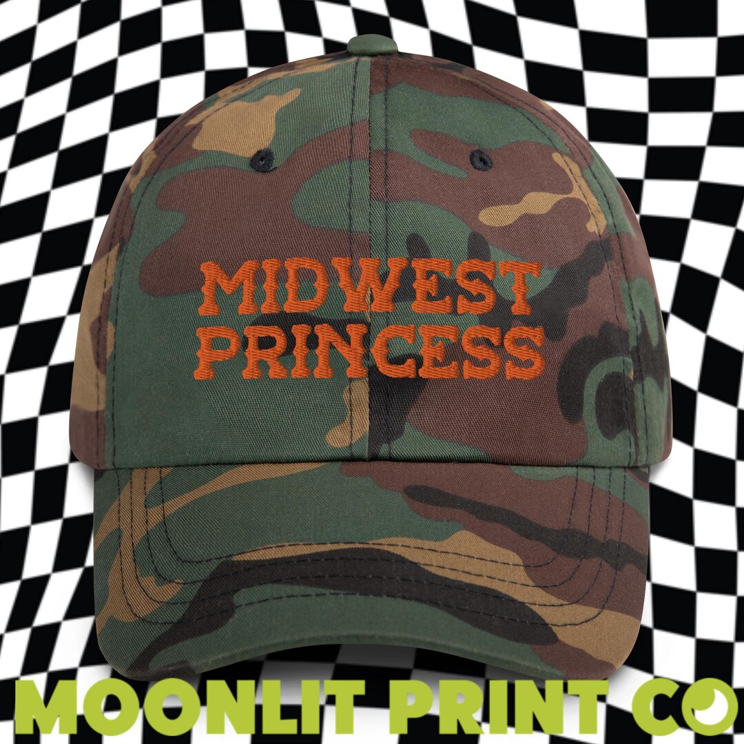 Midwest Princess Camo Dad Hat Good Luck Babe, Chappell Fan, Concert