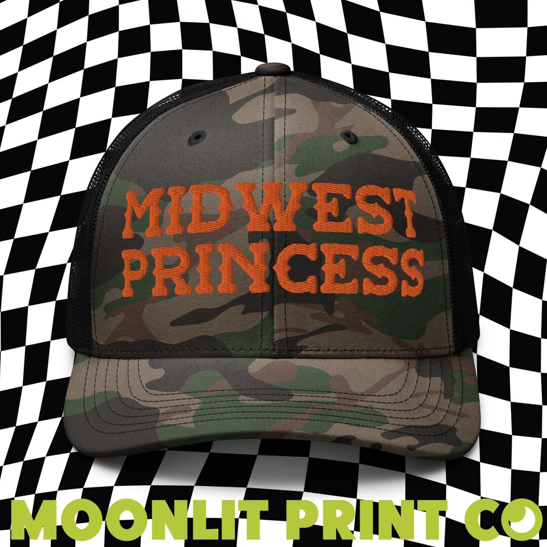 Midwest Princess Camo Mesh Trucker Hat Good Luck Babe Etsy
