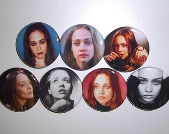 Fiona Apple Inspired 1.25" or 2.25" Pin-back Buttons Music Fan Buttons - We Do Custom Orders!!!