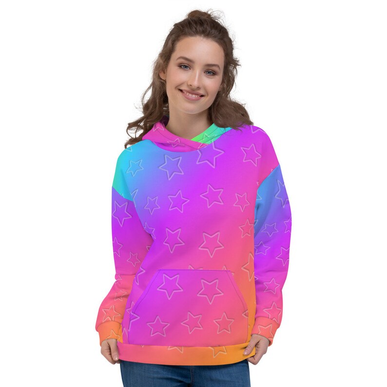 rainbow sherbet hoodie