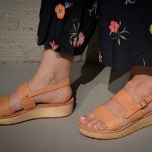 Strappy Sandals,Leather Sandals, Summer Platforms, Women Shoes, Leather Platforms, Greek Sandals
