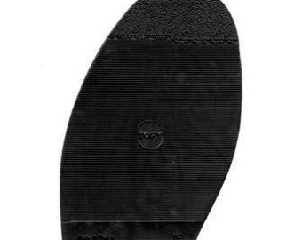 Topy Meia Sola de Borracha e Salto de Borracha