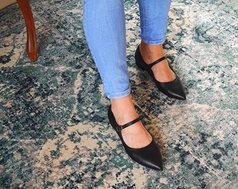 Women Mary Janes Shoes-women Shoes- Leather Flat Shoes -colorfull