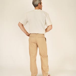 Patrón de costura para pantalones chinos de corte recto para hombre: corte holgado (patrón PDF)
