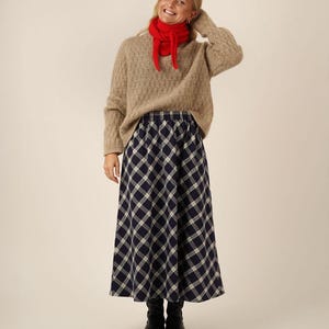 Claude Skirt Sewing Pattern PDF | Elastic Waist Skirt | Beginner Friendly | Sizes 2XS–4XL