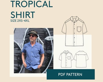 button down shirt pattern