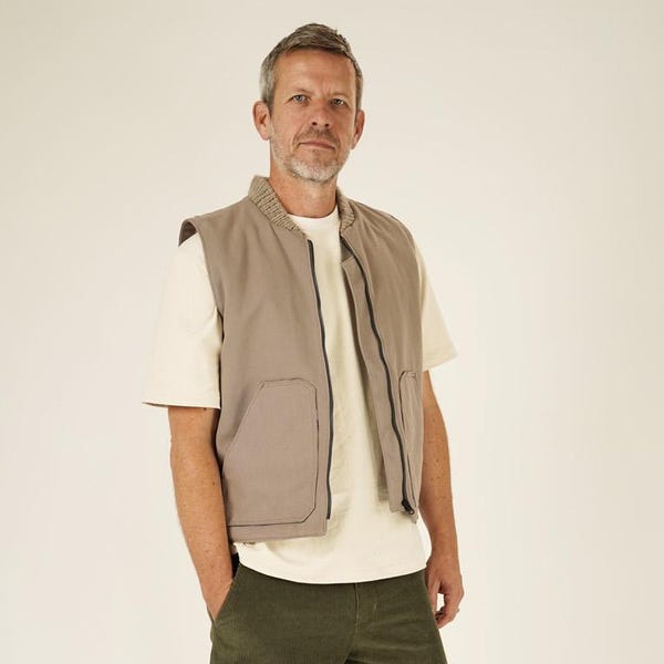 Men's Vest with quilted lining Sewing Pattern: Ozark Gilet (Sizes 2XS-4XL) (PDF Pattern)