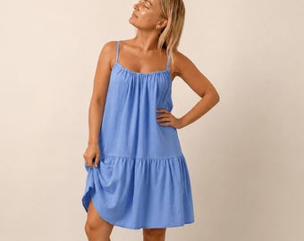 Boho Dress Sewing Pattern, Women's Sizes 2XS-4XL (PDF Pattern)