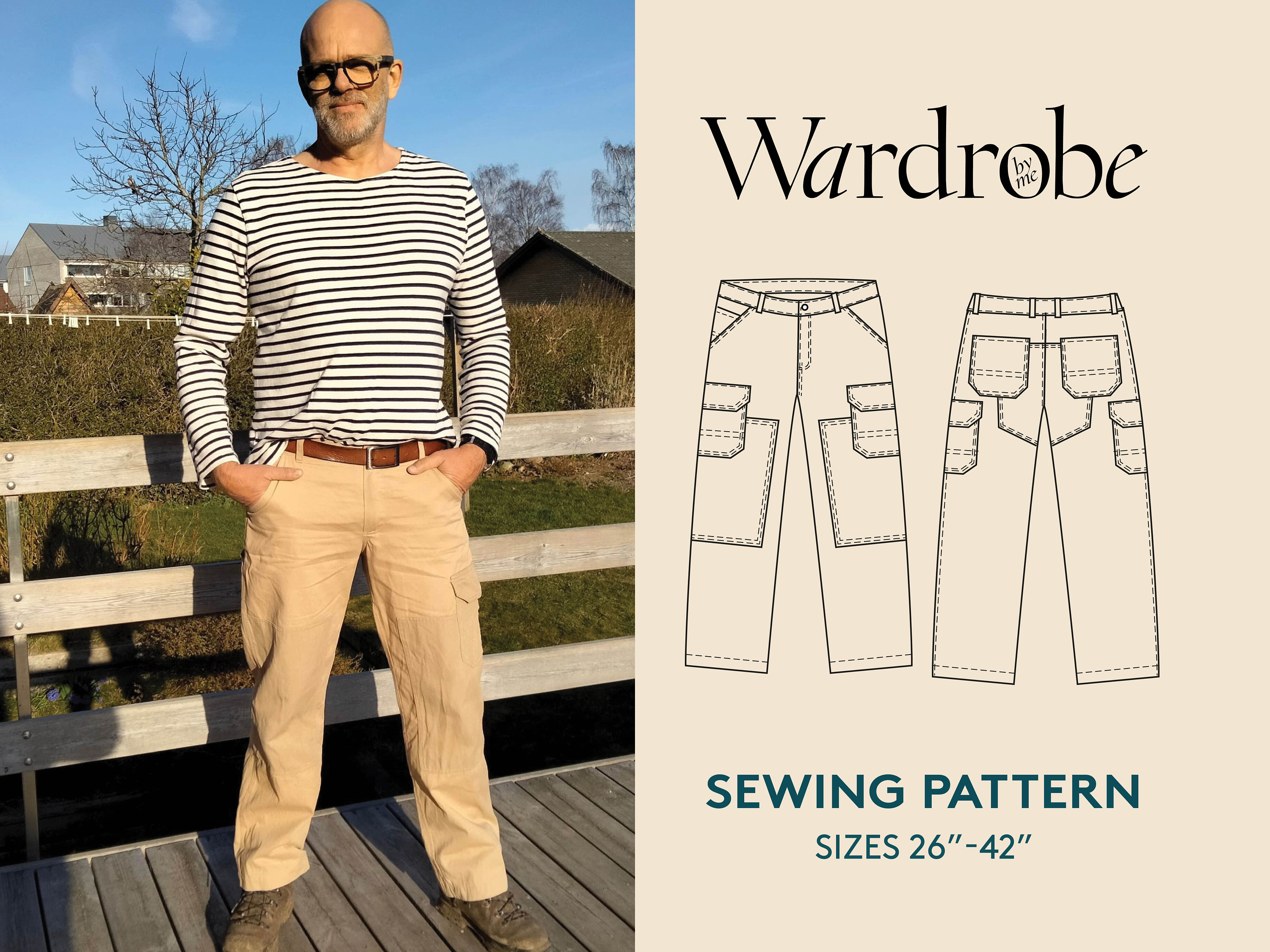 Cargo Pants PDF Sewing Pattern Work Pants Sewing Pattern - Etsy