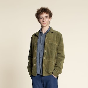 Men&#39;s Overshirt Jacket Sewing Pattern: Workwear Style (2XS-4XL) (PDF Pattern)