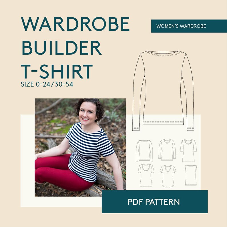 Women's tshirt pattern Women's clothing pattern Etsy