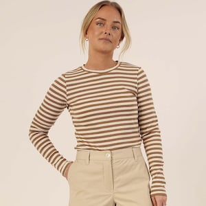 Schnittmuster Damen T-Shirt Schnittmuster: Anfängerfreundlich (PDF-Schnittmuster)