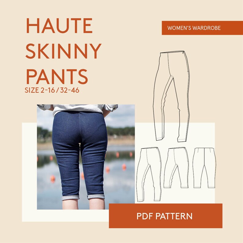 Pants sewing pattern for women pants pattern woman PDF Etsy